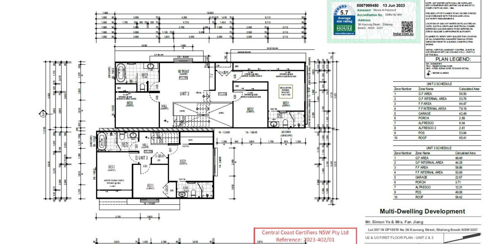 1,2,3/36 Kourung Street Ettalong Beach