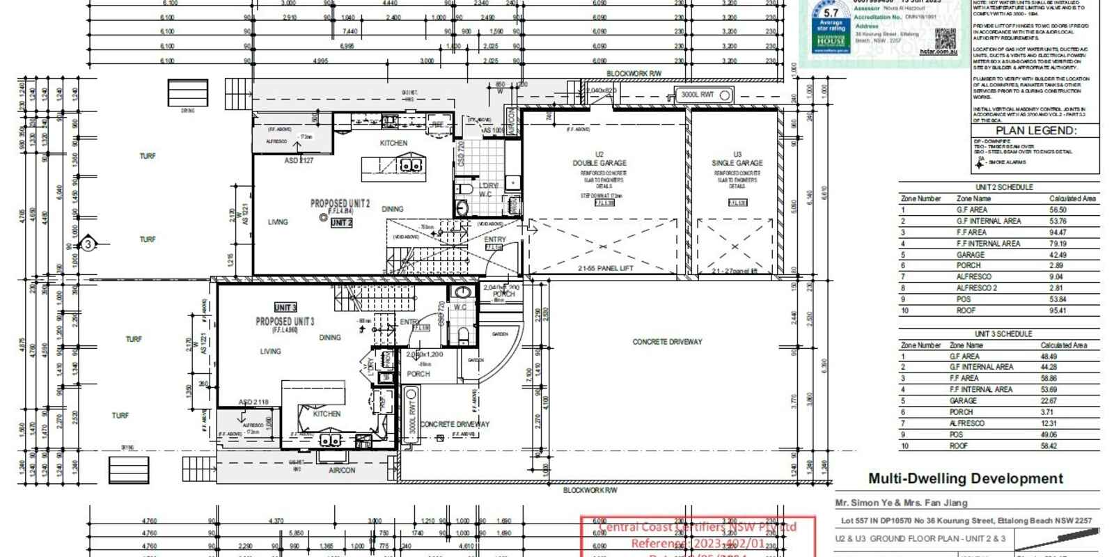 1,2,3/36 Kourung Street Ettalong Beach