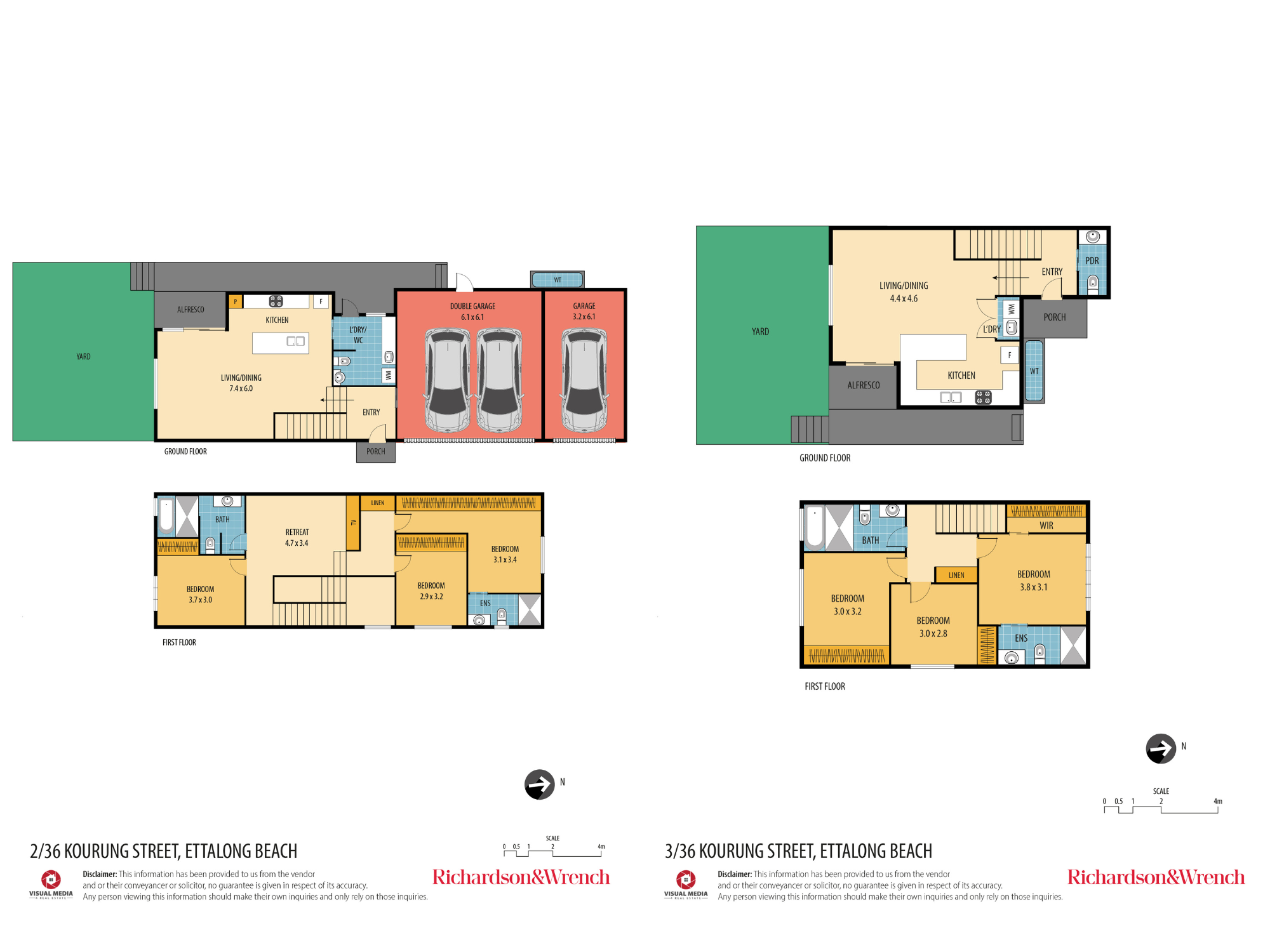 1,2&3/36 Kourung Street Ettalong Beach